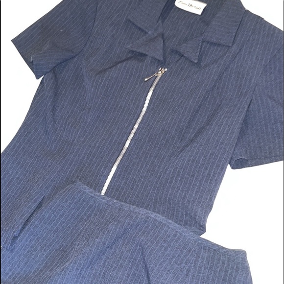 Renee Michaels Pin Stripe Skirt Set - Picture 1 of 11